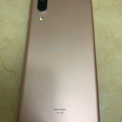 スマホ SHV48 UQモバイル 本体 ピンク色の画像