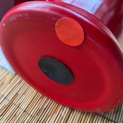 陶器のポスト貯金箱　30cmの画像