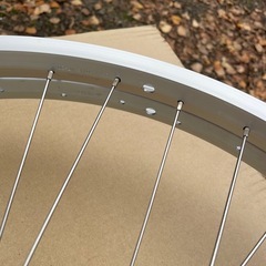 26インチ自転車用アルミリムリア（後
）ホイール　スペア付きの画像