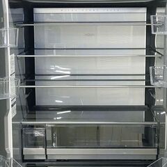 高年式 2023年製 AQUA/アクア 5ドア冷蔵庫 501L AQR-TXA50P(W) マットクリアホワイト 中古家電 店頭引取歓迎 uR10179の画像