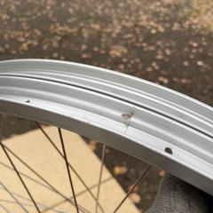 26インチ自転車用アルミリムフロント（前）ホイールの画像