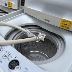 🟧洗濯機番号32 Haier 2019年製 4.5kg 大阪市内配達無料 設置動作確認込み 保管場所での引取は値引きしますの画像