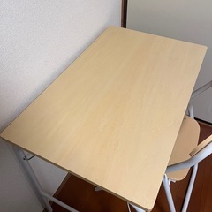 無印良品 折りたたみ机・椅子の画像