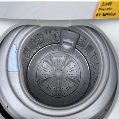 🟧洗濯機番号33 Haier 2019年製 4.5kg 大阪市内配達無料 設置動作確認込み 保管場所での引取は値引きしますの画像