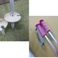 130㎝ SWALLOW ジュニアスキー Re：fine Jr. 3点セット 205ー301mm スキー板 ビンディング ポール95㎝ ピンク 札幌 北20条店の画像