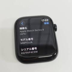 Apple Watch Series 8/GPS+/45mm/A2771/ミッドナイト〈MNP13J/A〉の画像