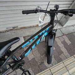 [BRIDGESTONE] BWX 24吋子供用自転車 アルミ/7speed(ガンメタリックブルーブラック)の画像