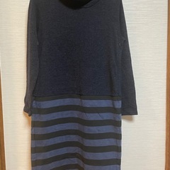 マタニティ秋冬ワンピース3着の画像