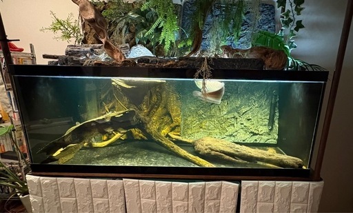 オーバーフロー濾過水セット(アクリル・120cm) LED照明付 販売