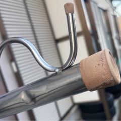 物干し竿と物干し台の画像