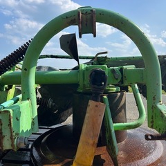 STAR ディスクモア 1連 トラクター パーツ 草刈機 作業機 MDM1010　適応 15～30馬力 刈幅 1000mm 牧草 牧草モア　畜産　ディスク　飛散防止力バー ジョイント付き 宮崎の画像