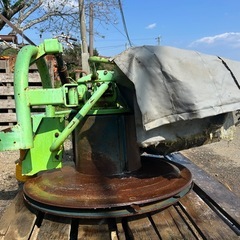 STAR ディスクモア 1連 トラクター パーツ 草刈機 作業機 MDM1010　適応 15～30馬力 刈幅 1000mm 牧草 牧草モア　畜産　ディスク　飛散防止力バー ジョイント付き 宮崎の画像