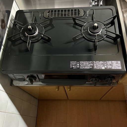 【新品未使用】ガスコンロ(LPガス用)