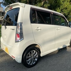 審査なし！誰でも分割購入可能！【大阪店】ワゴンRスティングレー　リミテッド　パール　ワンオーナーの画像