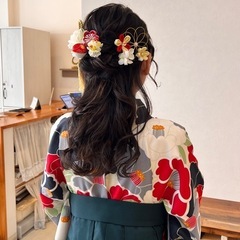 髪飾り　成人式、卒業式、七五三　の画像
