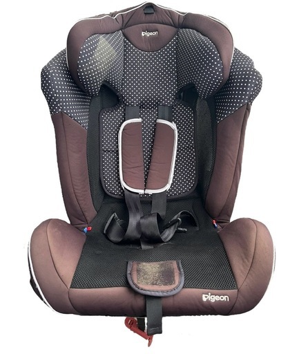 ピジョン オレイユ ZY-18 車用 ドット柄 チャイルドシート リクライニング