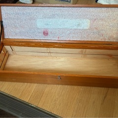 木製アンティークボックス　小物入れの画像