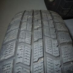 155ｘ65ｘ13　アルミホイール付き　スタットレスタイヤの画像