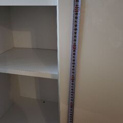 大型収納家具  折りたたみデスクとしても利用可の画像