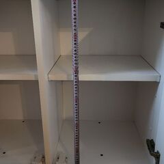 大型収納家具  折りたたみデスクとしても利用可の画像