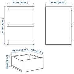 IKEA サイドチェストの画像