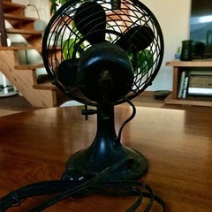 扇風機　ミニ　シバウラエンジニアリングワークス　昭和レトロ　オブジェ　ミニサイズ　ファンの画像