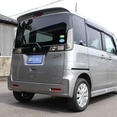 スズキ・スペーシアカスタム・車検２年付・３６，０００キロ・ＸＳスマートフォン連携ナビ車・左側電動スライドドア・スマートキー・フォグランプ・アイドリングストップ・ディスチャージヘッドライト・オートエアコン・オートライト・ウィンカーミラー・アルミホイール・ＥＴＣ　他の画像