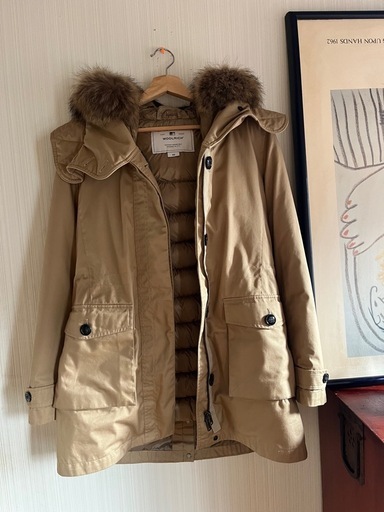 未使用ウールリッチ　ダウンjk　スカーレットパーカーXS