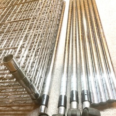 スチール棚/棚×6段/軸棒×8本　固定具欠品の為、格安販売の画像