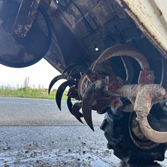 ヤンマー 耕運機　ディーゼル　7.5馬力　YA75 耕耘機 管理機　オートヒッチ　畝立て　作業幅 600mm 尾輪付き　畝立て器付き　畑　家庭菜園　農機具　簡易始動動画あり　宮崎　　　の画像