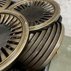 ロストル 12枚 セット まとめ まとめ売り 業務用 焼肉プレート 鉄板 網焼き グリルプレート 飲食 丸型 ② A0753YGの画像