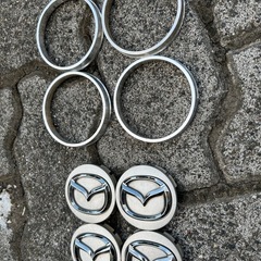 MAZDA マツダ　ＬY🇺🇳MPV純正16インチアルミホイール　タイヤは使用不可　おまけつきの画像