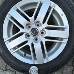 MAZDA マツダ　ＬY🇺🇳MPV純正16インチアルミホイール　タイヤは使用不可　おまけつきの画像