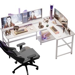 ゲーミングデスク L字デスクの画像