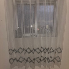 レース　カーテン　3枚セットの画像