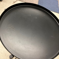 K2510-401 IKEA GLADOM トレイテーブル ブラック キズ汚れ有りの画像
