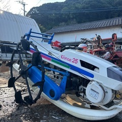 イセキ　田植機 歩行型 自動水平　PS25-80 ガソリン 2.4馬力 2条 田植機 植え付け　さなえ　PS20 程度良好　宮崎　簡易始動動画ありの画像