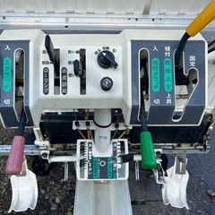 イセキ　田植機 歩行型 自動水平　PS25-80 ガソリン 2.4馬力 2条 田植機 植え付け　さなえ　PS20 程度良好　宮崎　簡易始動動画ありの画像