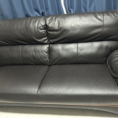 ソファー（黒）の画像