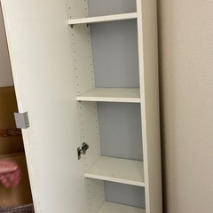 全身ミラー／収納たな棚の画像