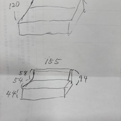 3人掛け美品ソファベッドの画像