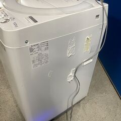 【格安】SHARP 7.0kg洗濯機 ES-KS70W-W 2021年製 通電確認済み 人気 早い者勝ち 引取歓迎 配送OKの画像