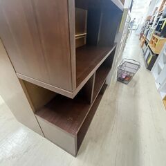 【ジャングルジャングル滋賀草津店】ジモティ来店特価‼ 飾り棚 ブラウン J-251081の画像