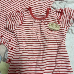 ロンパース　80　双子　2つ　べびーふくベビー服の画像