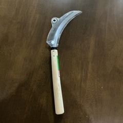 除草や稲刈り作業に🌱🪚鋸鎌(全鋼)吉光品質保証❗️耐久性に優れてます✨ベージュ•グレーの画像