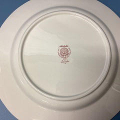 2510-7(陶器) ノリタケ花柄皿の画像