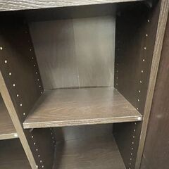 【ジャングルジャングル滋賀草津店】ジモティ来店特価‼ 本棚 ブラウン J-251082の画像