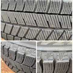 ★ブリヂストン VRX3Z 155/65R14 78Q　4本セット ホイル付 の画像