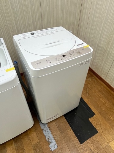#31 キズあり大特価!! 2024年 SHARP 6.0kg ES-GE6H-N 全自動電気洗濯機
