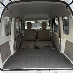 【総額コミコミ】広島発プライムゲート24年スクラムバン　バスター（エブリィバン　ジョインOEM ）法人ワンオーナー　ルーフキャリア　オートマ　ハイルーフ　禁煙車　パワーウィンドウ　ドラレコ　エアバック　タイミングチェーン　ディーラー系オートオークション仕入　軽バン　格安の画像